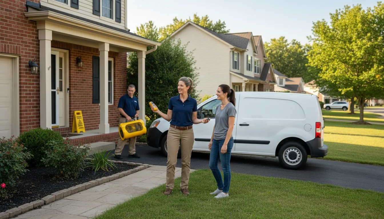 Residential water damage restoration in Big Stone City, SD